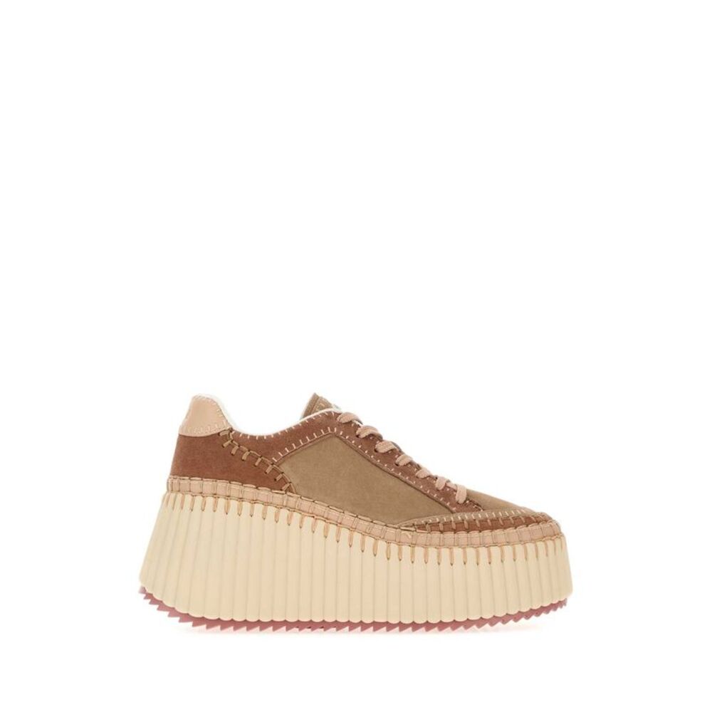 Chloe Women Multicolor Suede Nama Sneakers